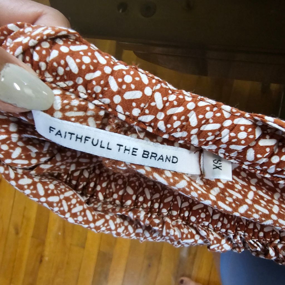 Faithfull The Brand Jumpsuit XS Cropped Wide Leg - Picture 11 of 11